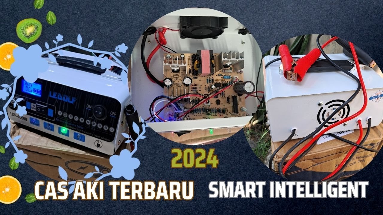Charger pengisi Daya aki terbaik dan tebaru di kelas 200 ribuan Smart Intelligent