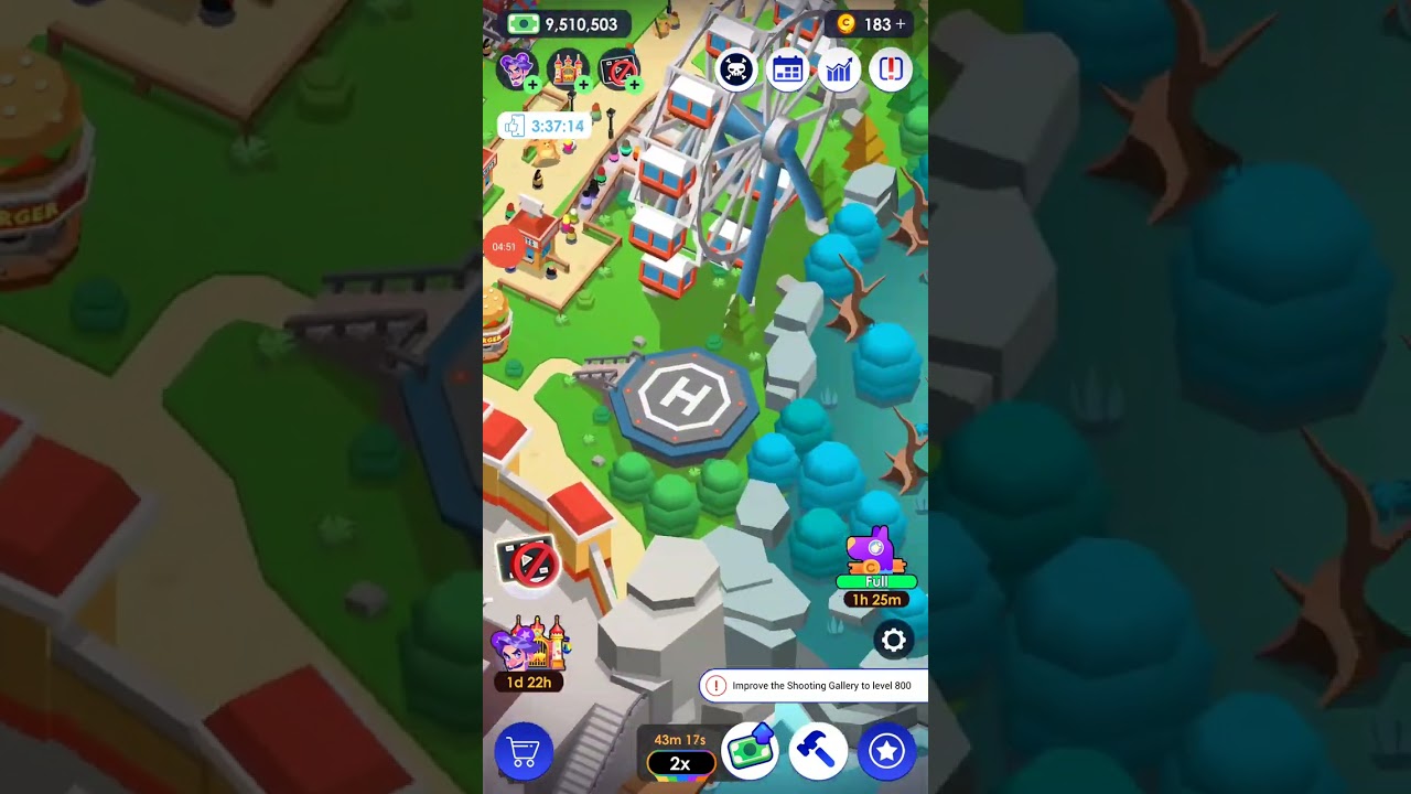 Theme park game part 11 Android game play Gamer jay