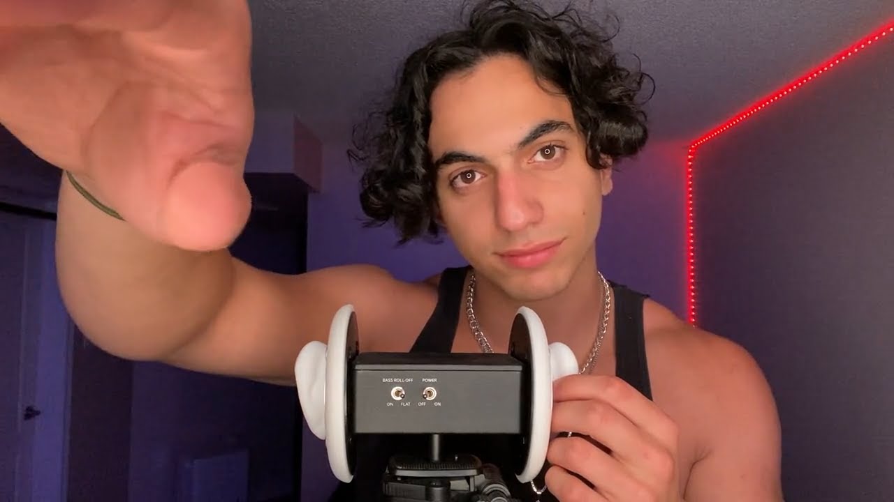 ASMR | Caring Roommate Helps You Fall Sleep (positive affirmations, trigger words, ear massage, ...)
