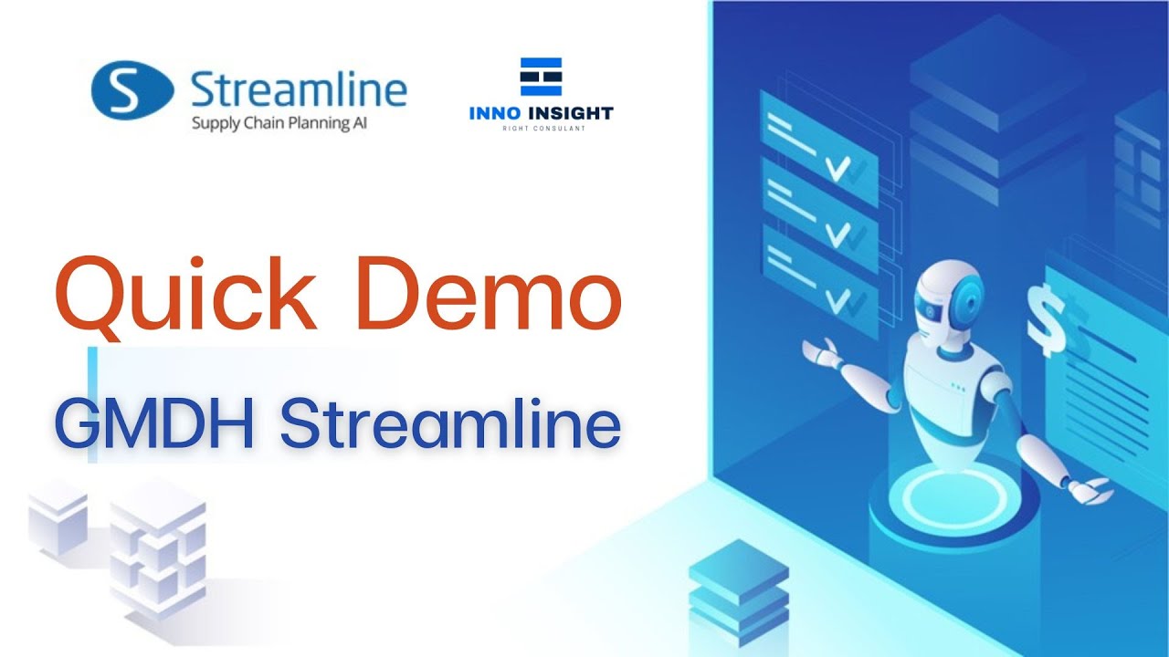 Quick Demo -  GMDH Streamline - Integrated Demand and Supply Planning
