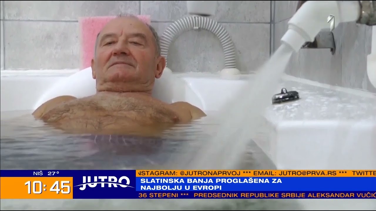 Prva TV - Slatinska Banja poseduje jednu od najboljih voda u Evropi