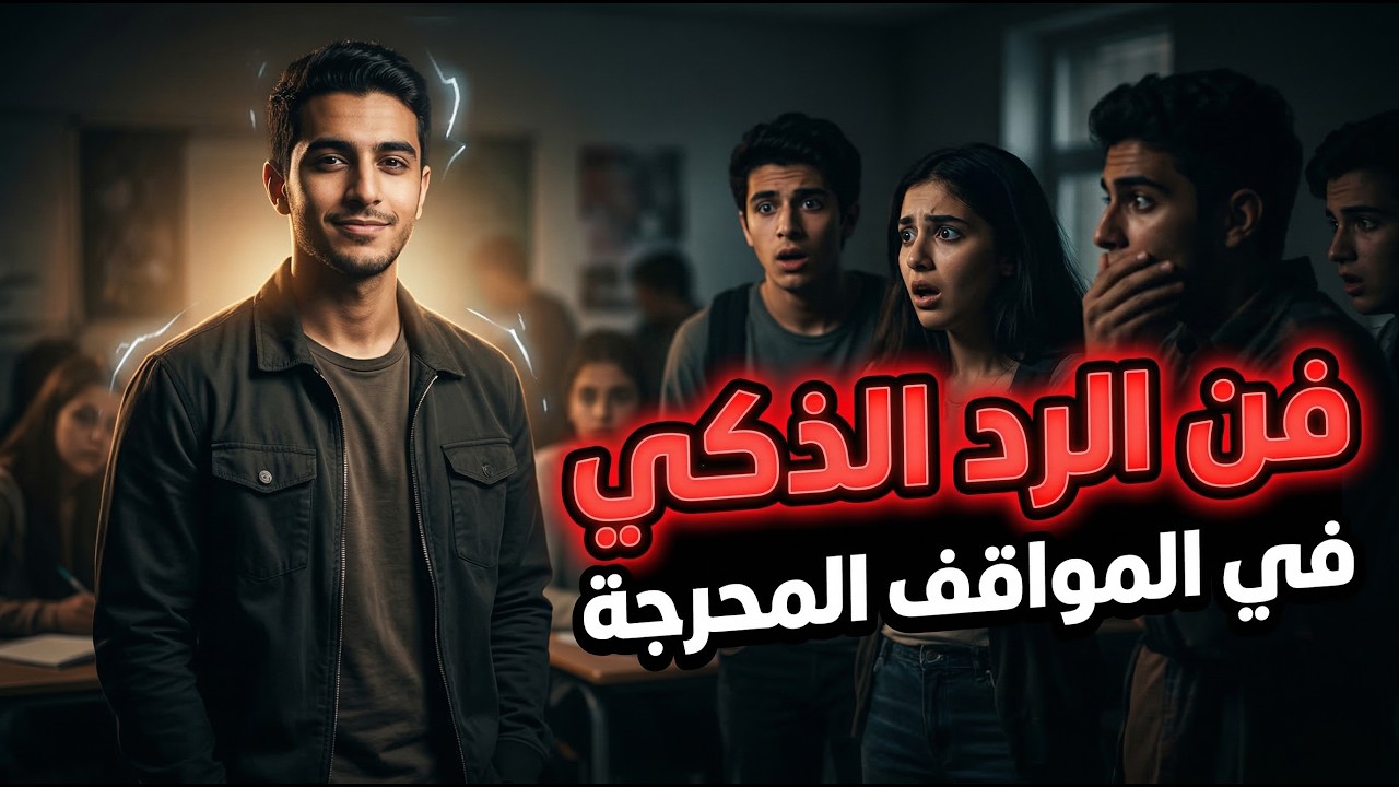 فن الرد السريع: كيف تسكت من يحاول إحراجك بذكاء؟ (أسرار الرد الذكي والكاريزما) 🔥
