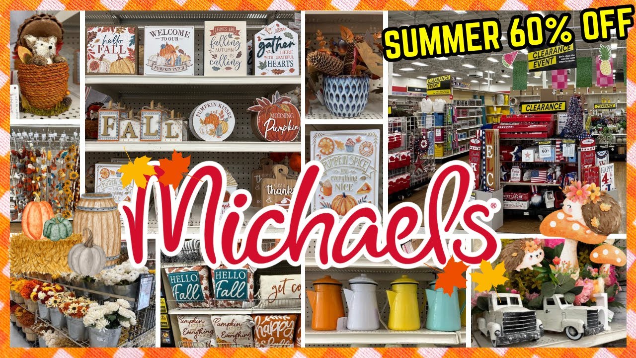 MICHAELS | FALL FINDS 2023 | MICHAELS SHOP WITH ME | MICHAELS SUMMER CLEARANCE #fall2023