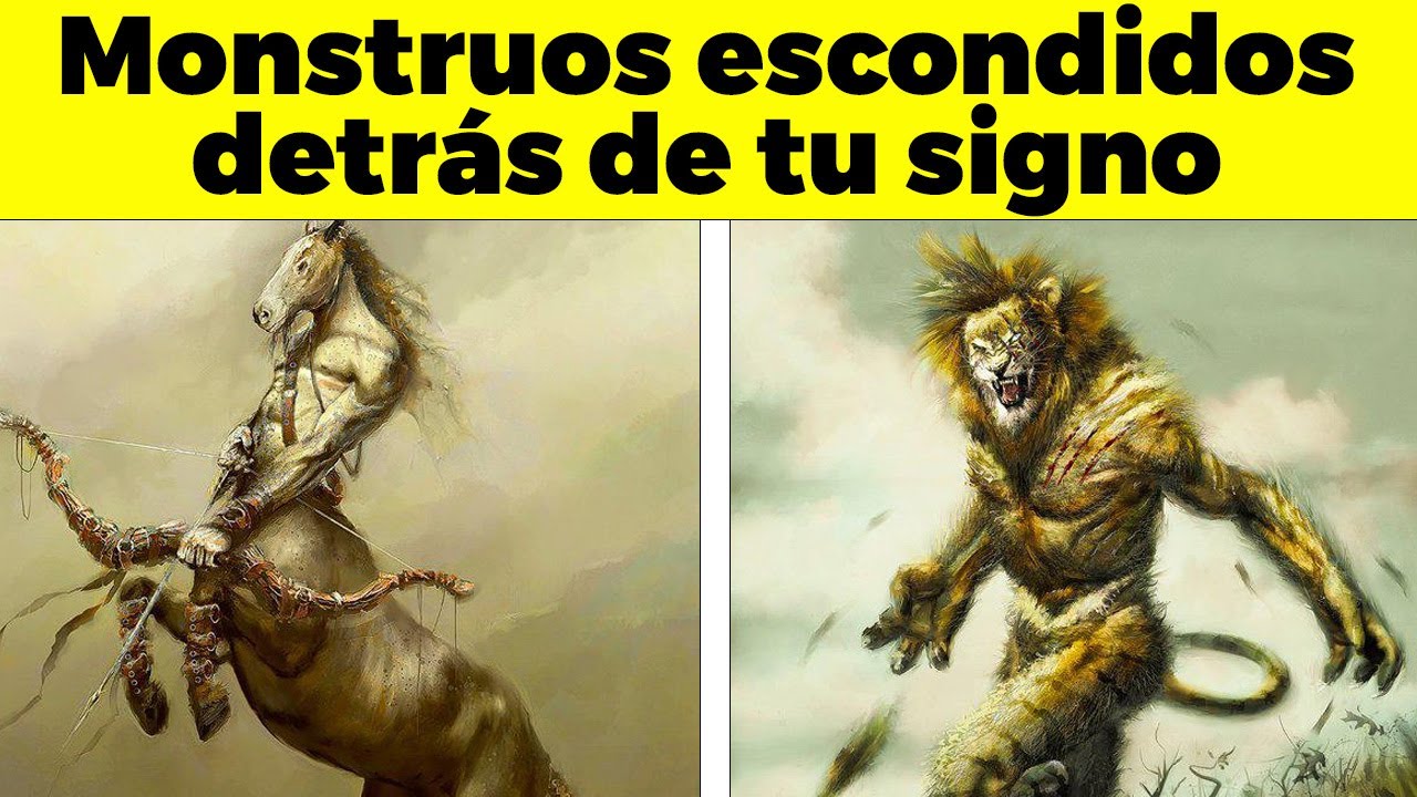 Los extraños monstruos escondidos detrás de tu signo zodiacal