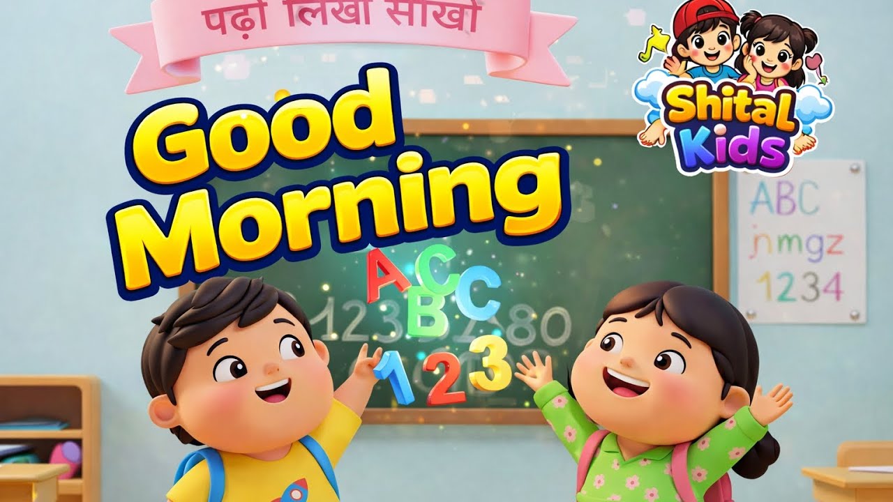 Subah Utho Pyare Bacche | Morning Routine Rhyme 🌞 @Shitalkids 