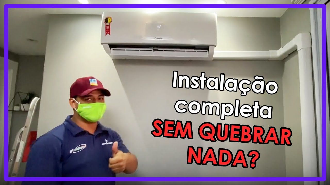 Instalando ar condicionado split sem quebrar nada!  | Refrimarq Climatização