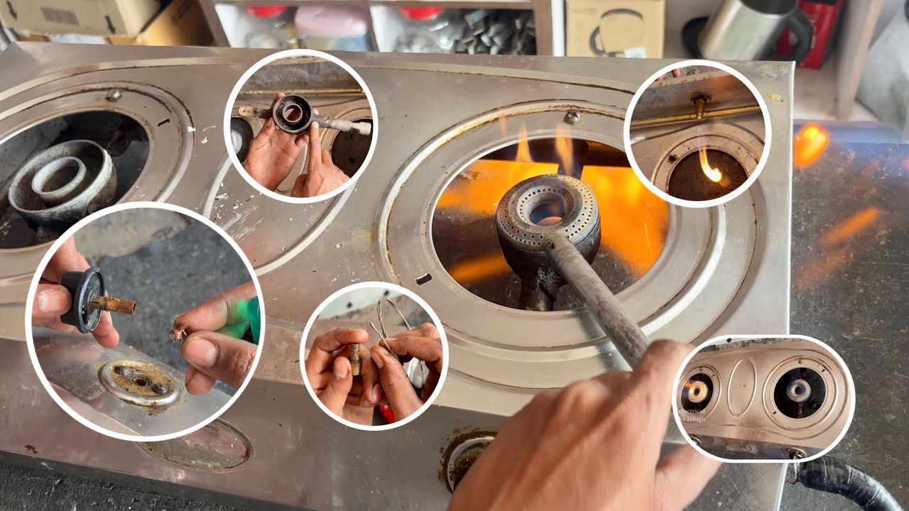 Gas Stove spring problem / gas stove repair #gasstove #spring #problem 