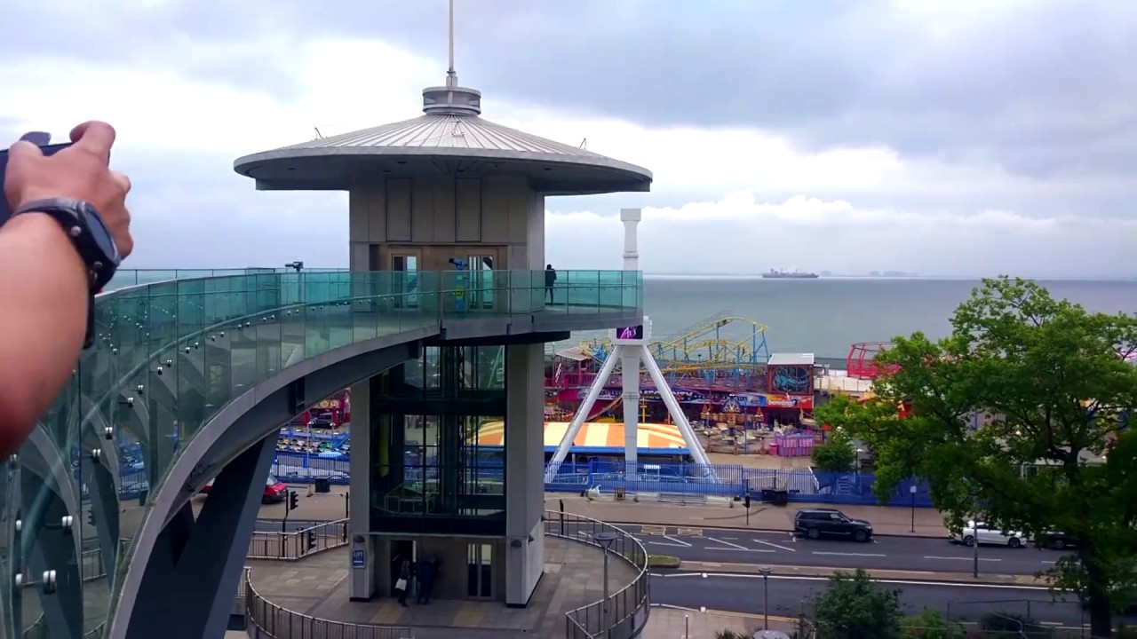 Lift adventure in Southend