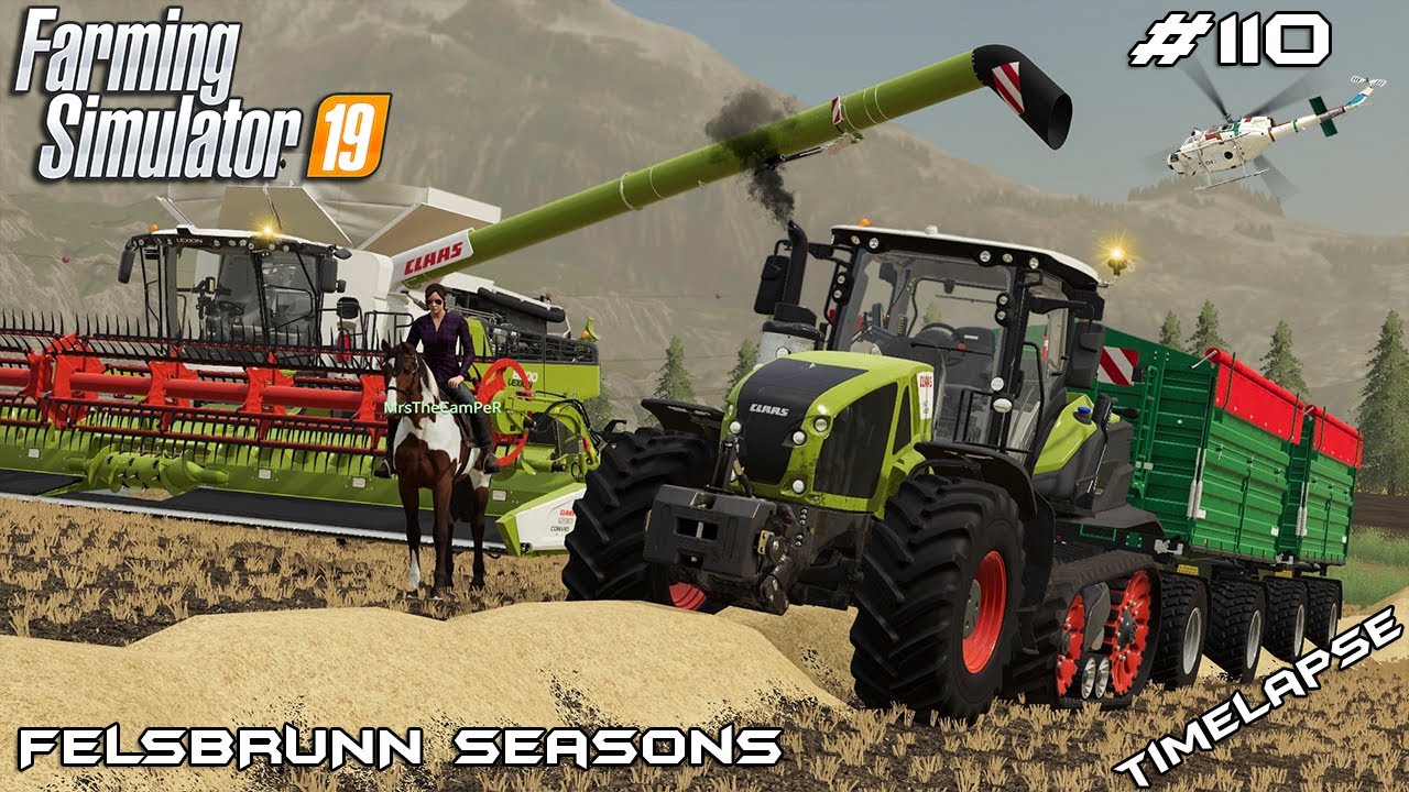 New equipment & harvesting rye | Animals on Felsbrunn Seasons | Farming Simulator 19 | Episode 110