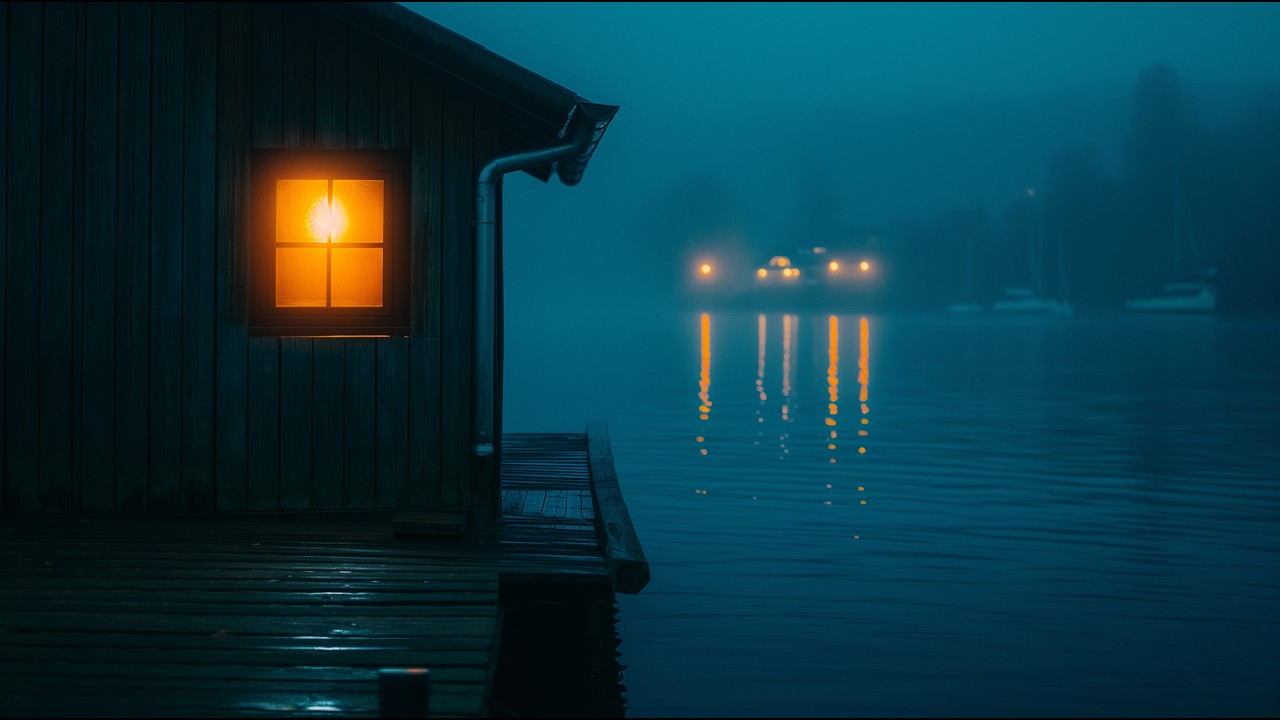 Calm Harbor Jazz | Late-Night Piano by the Marina (35 Min)