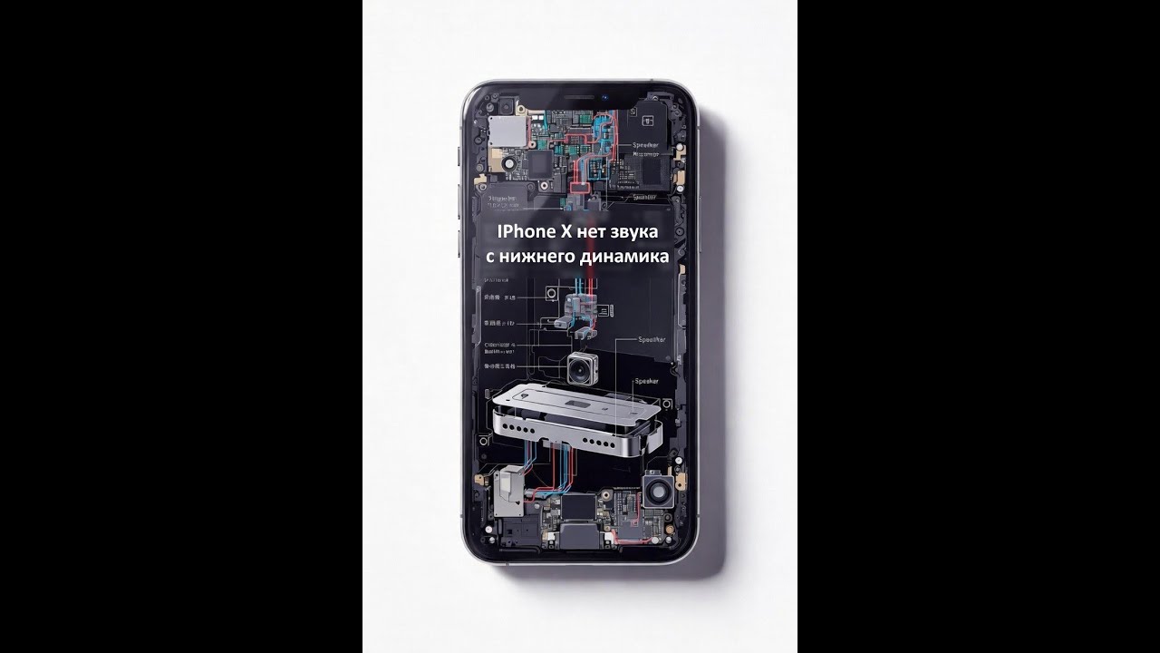 iPhone Х не работает нижний динамик
