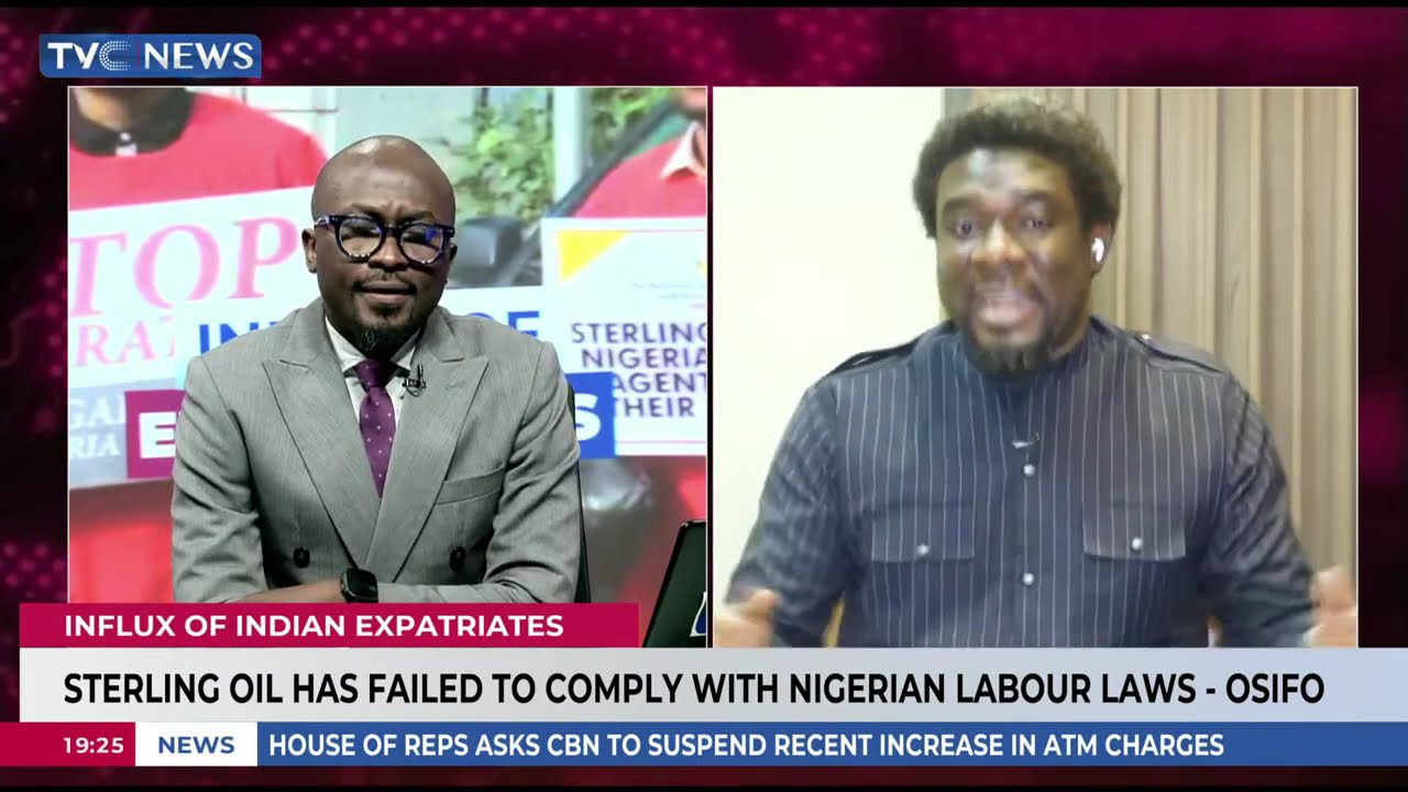 Sterling Oil Has Failed To Comply With Nigeria Labour Laws - Osifo