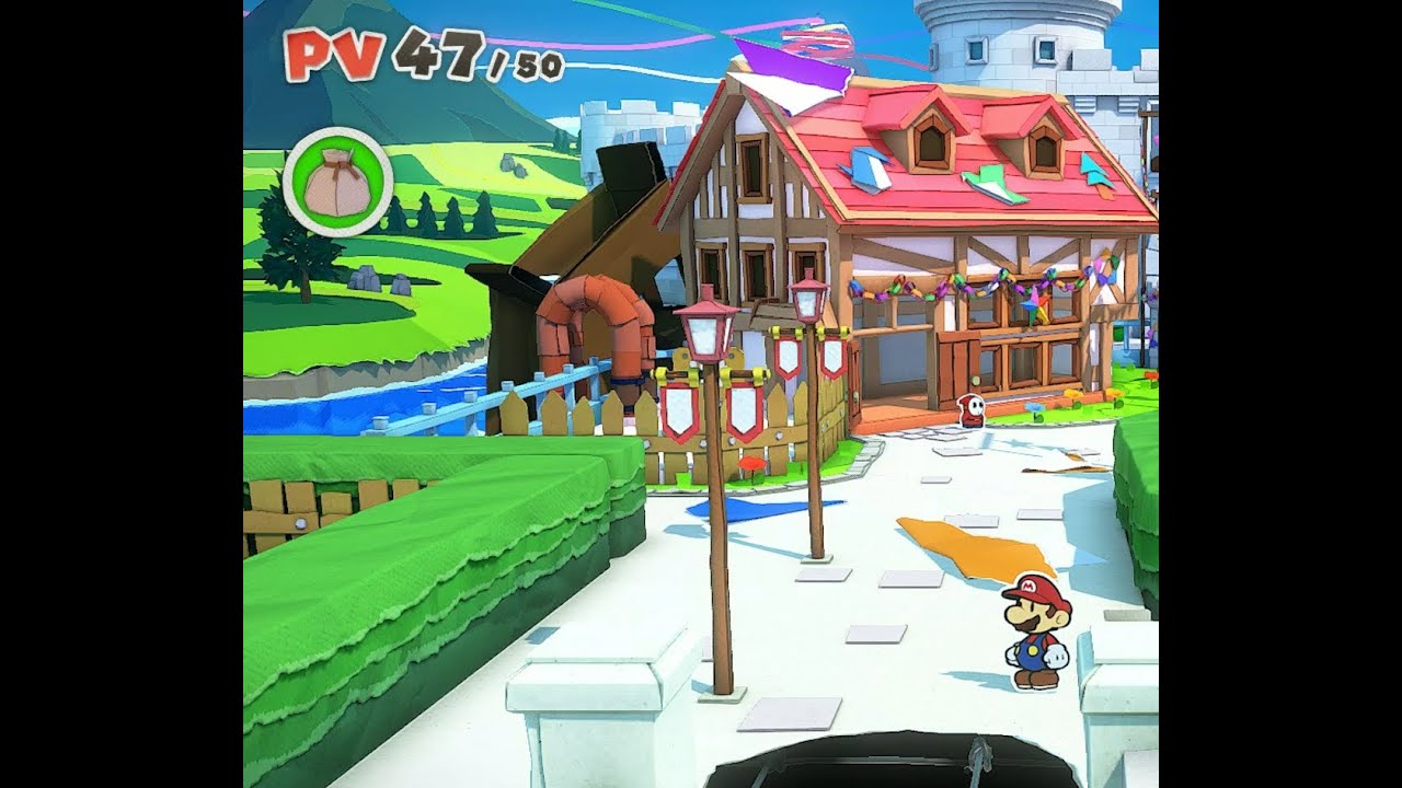 Paper Mario The Origami King ( Hard Mode) #3 Toad Ville Partie II + Egouts Graffiti