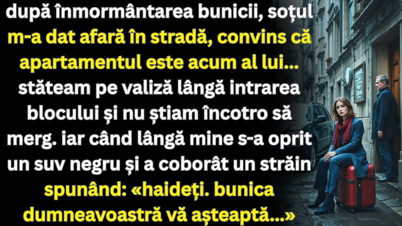 Soțul meu mi a aruncat lucrurile crezând că voi ceda… dar bunica prevăzuse totul