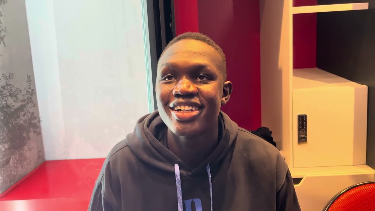 Khaman Maluach hopes his mom can watch Duke’s NCAA tournament games