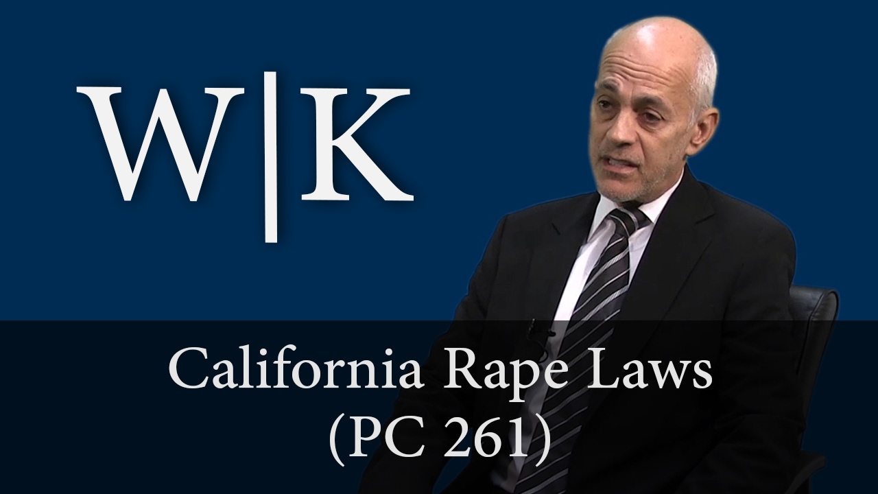California Rape Laws (PC 261)