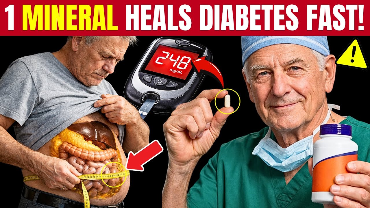 Over 70? Top #1 Essential Mineral for Diabetes to Lower Blood Sugar & A1c | Senior Health Tips