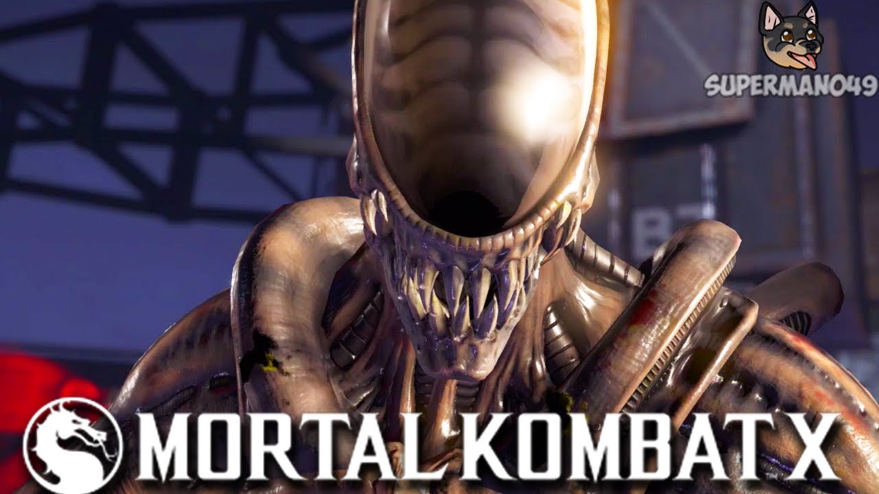 SO SCARED OF ALIEN HE QUIT... - Mortal Kombat X: 