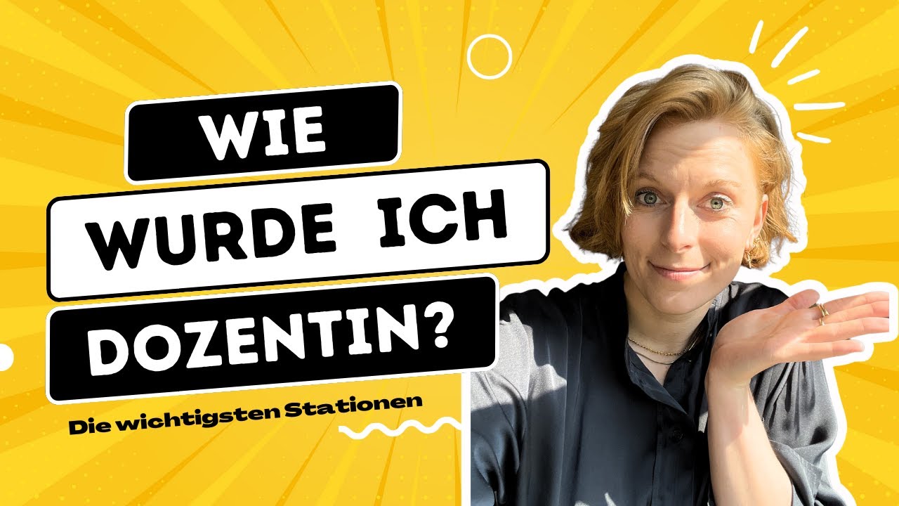 Wie wurde ich Dozentin? // Storytime