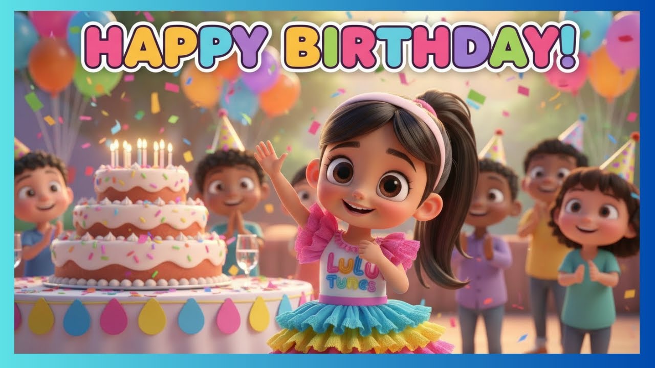 ⭐ Happy Birthday Song 🎉| @LuluTunesOficial Nursery Rhymes & Kids Songs