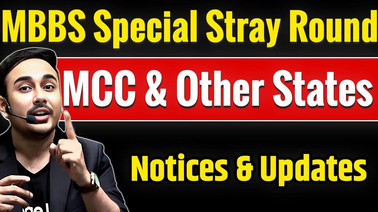 Special Stray round Updates of MCC & Different States | #neetcounselling2025 #mcc #nta