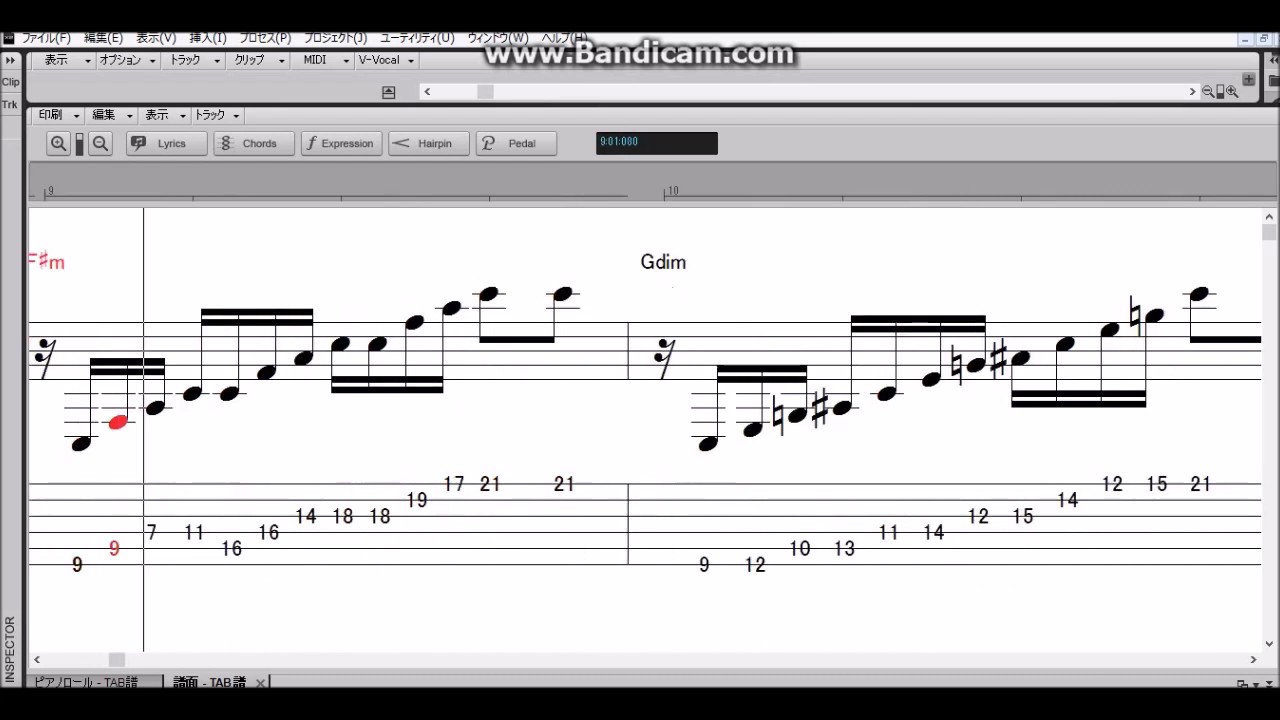 【Guitar練習用TAB】ベートーヴェン「月光ソナタ~第三楽章」Beethoven/Moonlight Sonata(mov3)  （for guitarpractice）