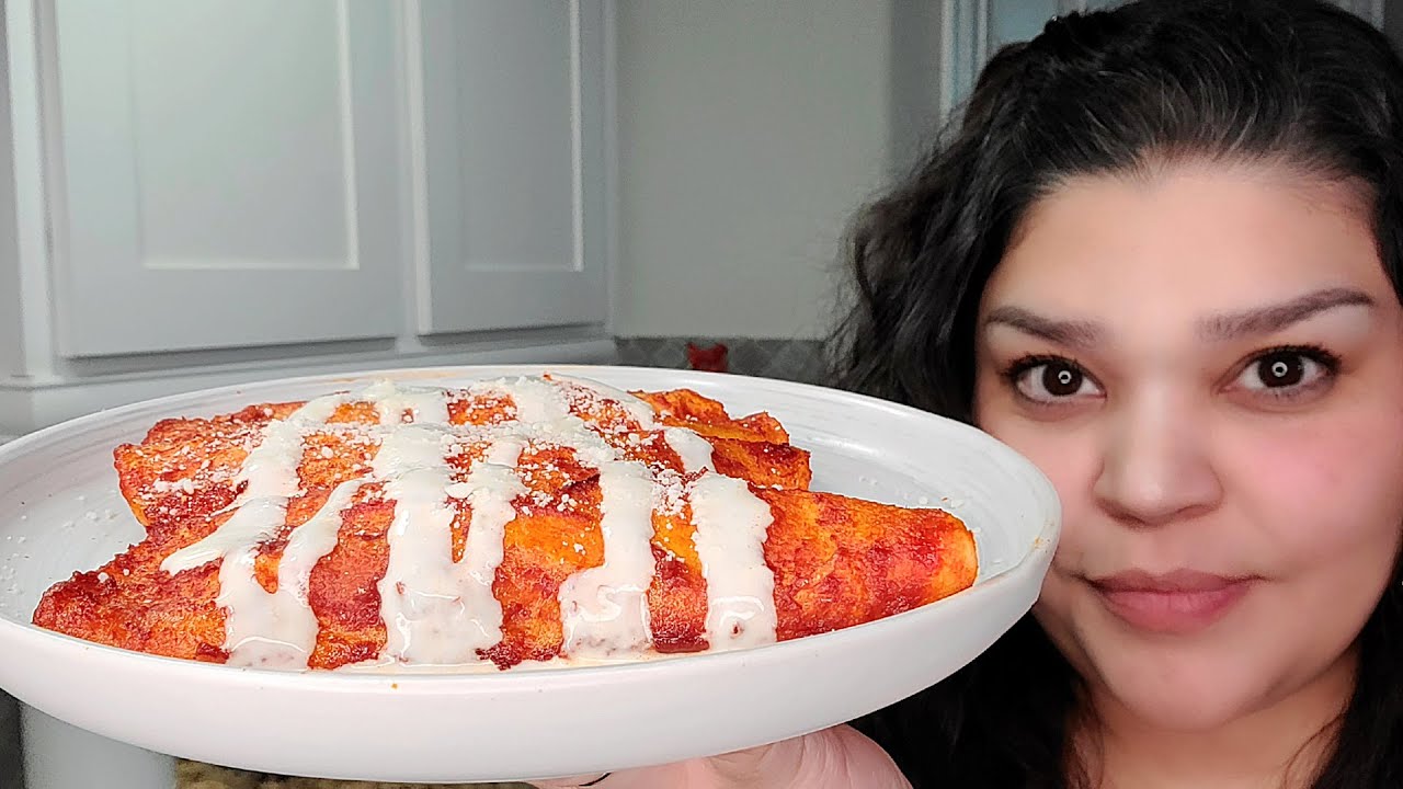 CHICKEN ENCHILADAS | Red Chicken Enchiladas | Authentic Enchilada Sauce Recipe