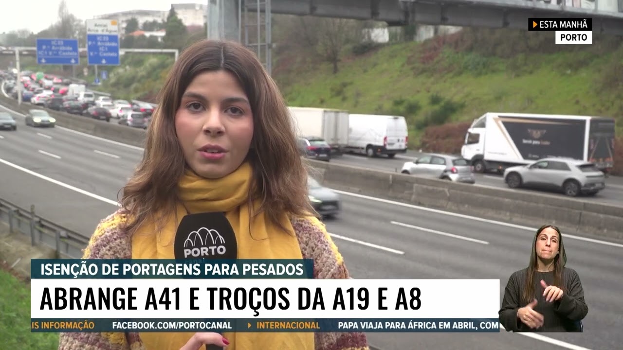 FALSO DIRETO: CAMIÕES DEIXAM DE PAGAR PORTAGEM NA A41