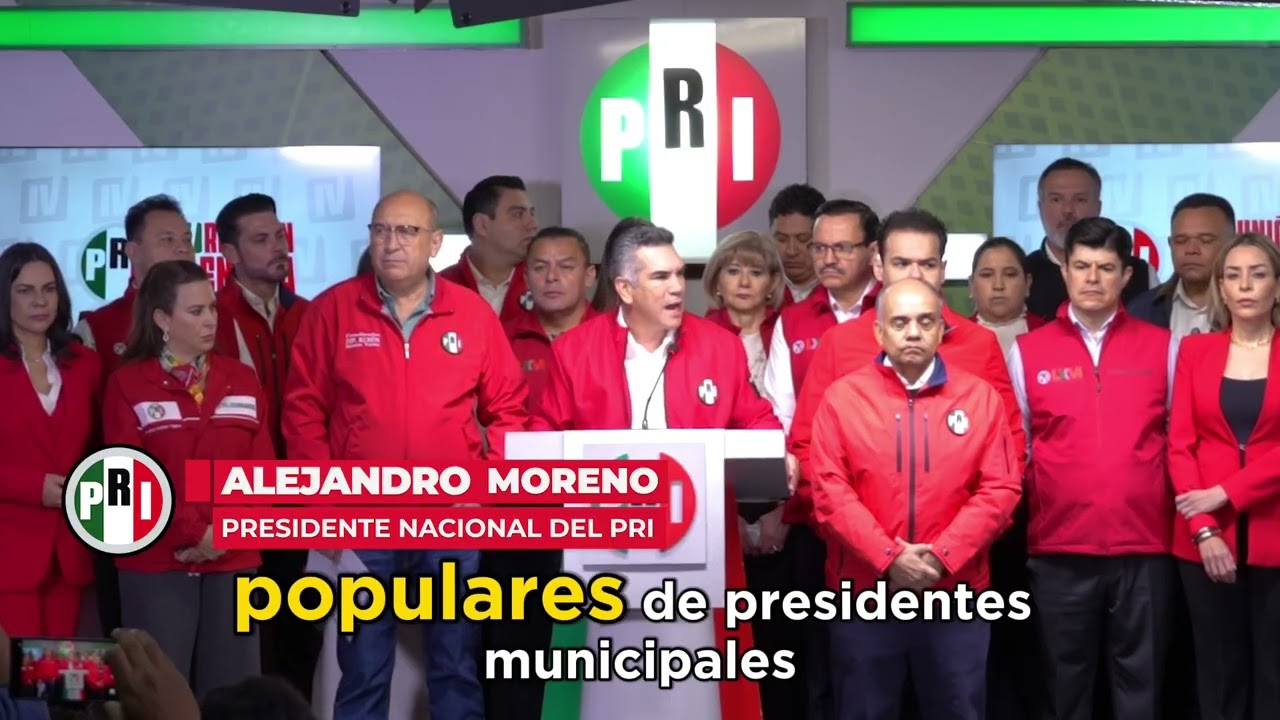 Mensaje de nuestro Presidente Alejandro Moreno en la Plenaria de las y los legisladores del PRI.