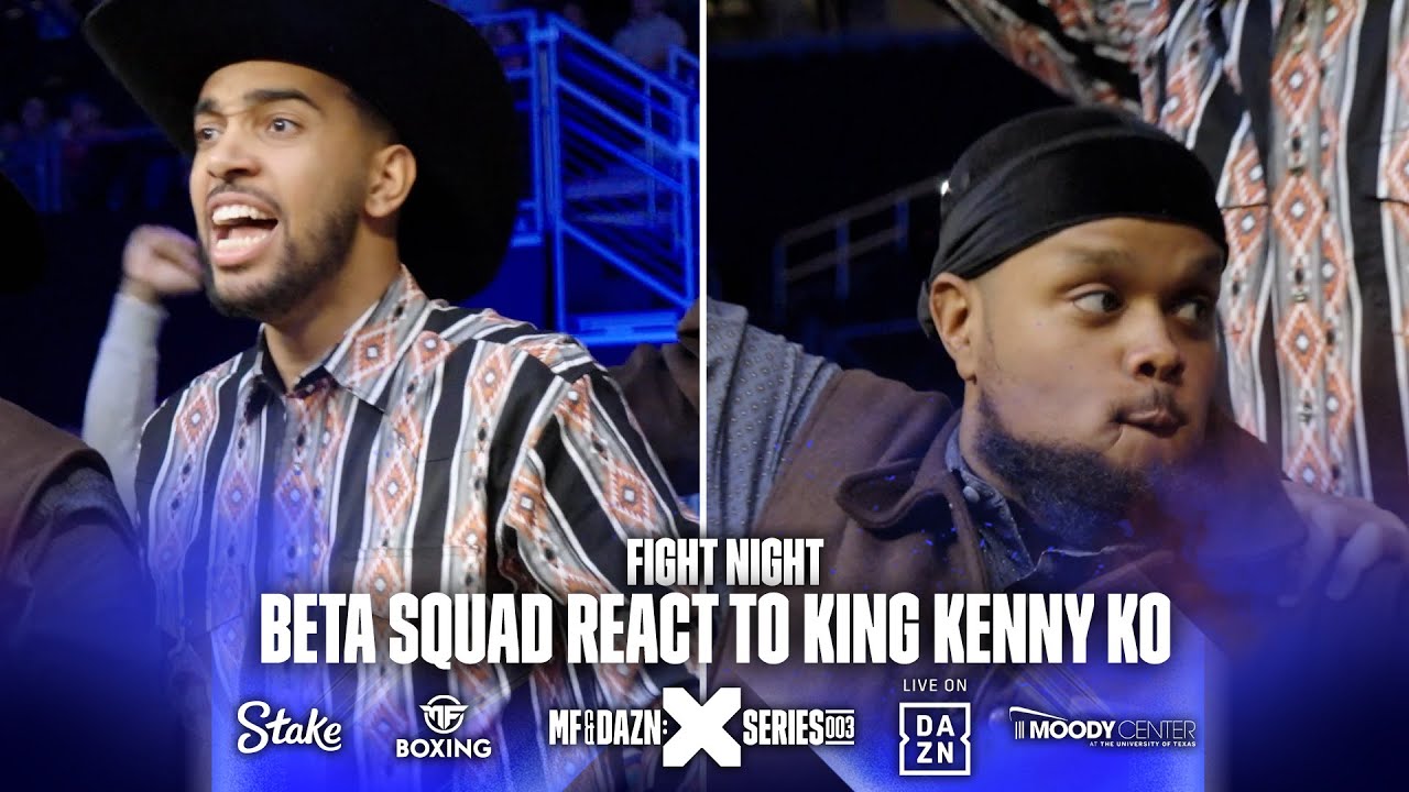 BETA SQUAD REACT TO KING KENNY'S FIRST ROUND KNOCKOUT VS DK MONEY | Misfits Boxing
