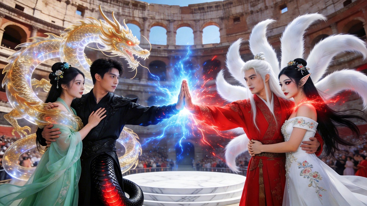 Descubrí la conspiración de mi hermana; me casé con la serpiente que ella odiaba, era el Rey Dragón.