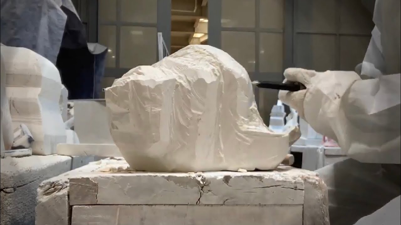 돌조각 = 미대에서 가장…! 빡센 수업 🗿The toughest art major class…!