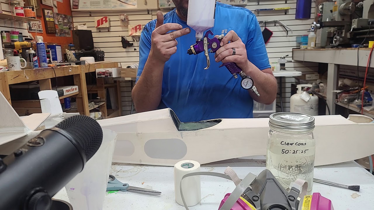 Sig Koverall prep to spray clear coats