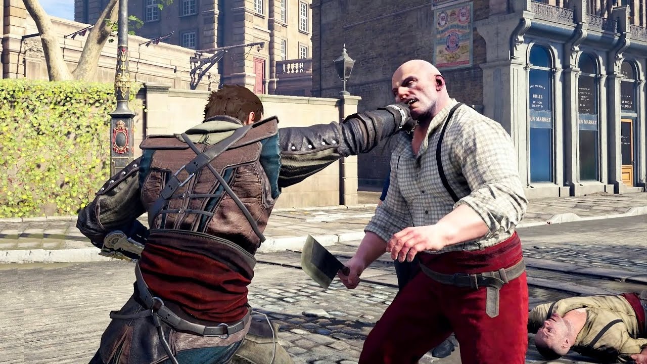 Assassin's Creed Syndicate Master Jacob Brass Knuckles Combat & Exploration with Edward`s Outfit