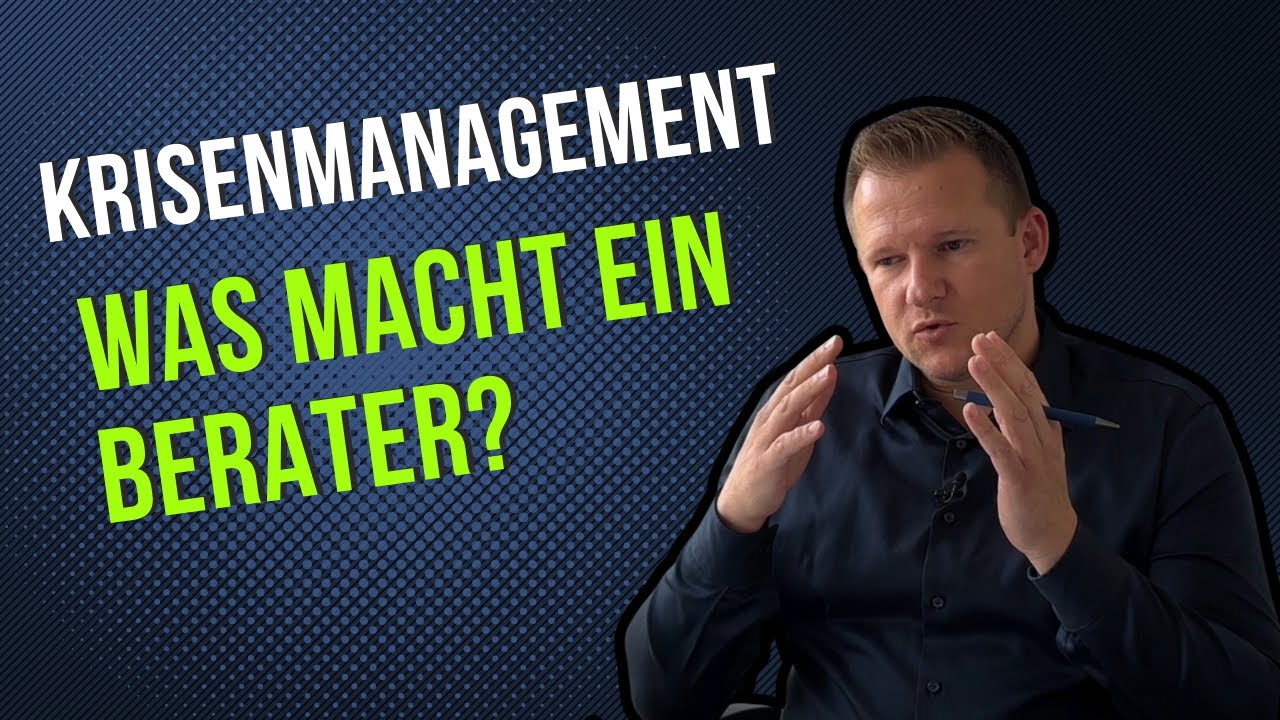 Was macht ein Notfall- und Krisenmanagementberater? (Notfallmanagement / Krisenmanagement)