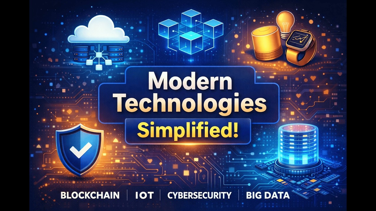 Modern Technologies Explained: Cloud, Blockchain, IoT, Cybersecurity & Quantum Computing (2026)
