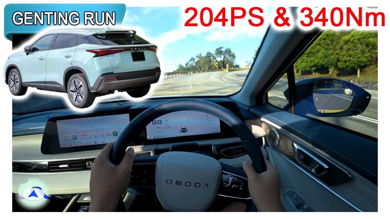 Part 2/2 | Chery Omoda E5 EV | Malaysia #POV [Genting Run 冲上云霄] [CC Subtitle]