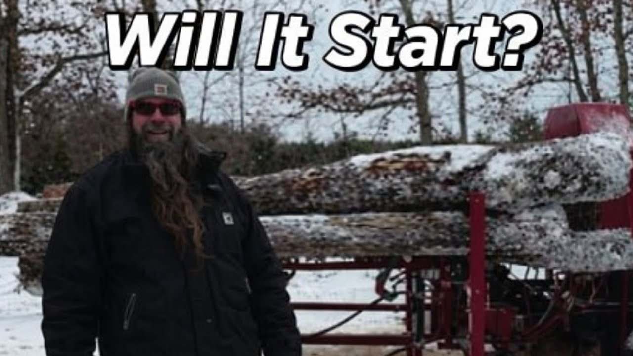 Will this firewood processor start in the cold? ❄️