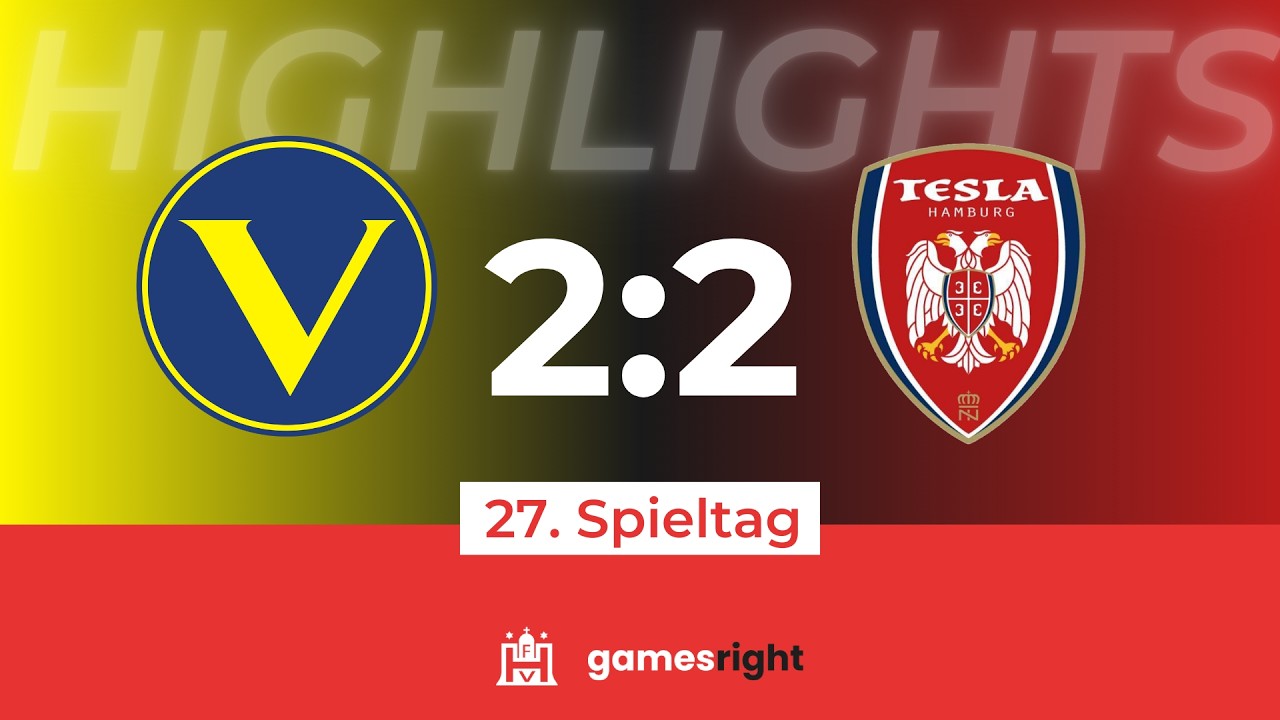 Highlights 27. Spieltag Gamesright Oberliga Hamburg Victoria - Nikola Tesla