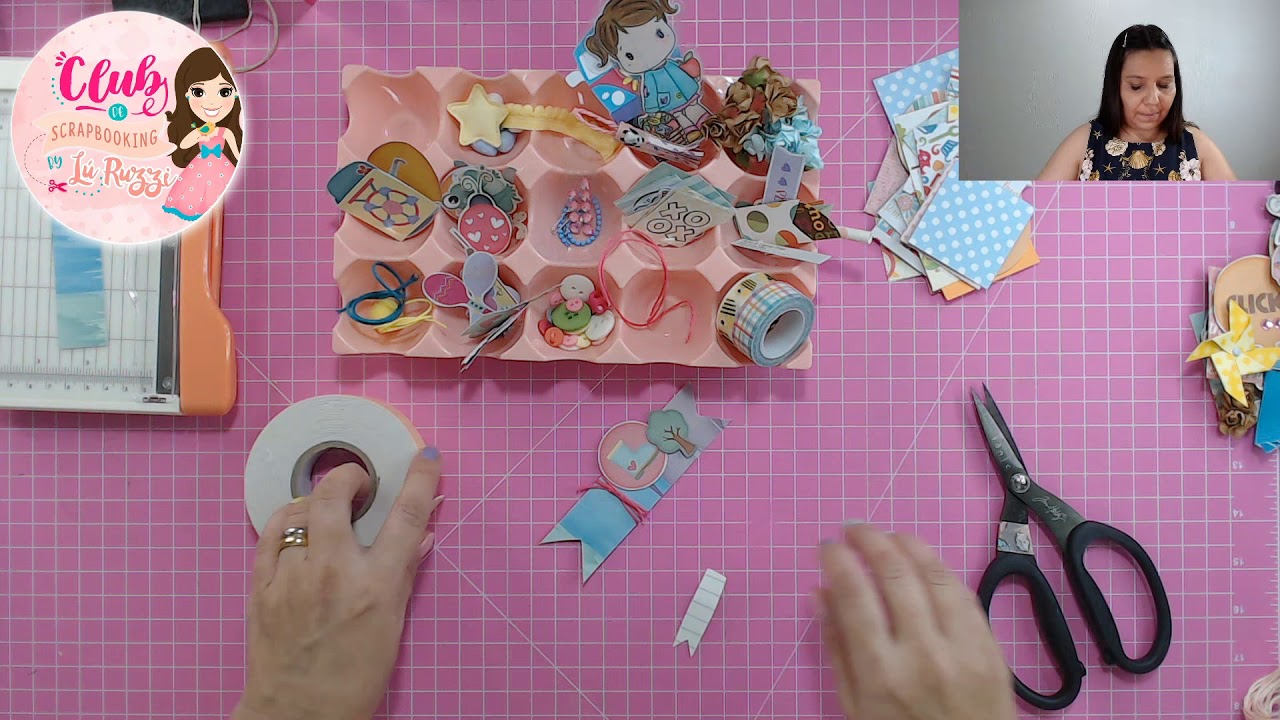 Embelleshment com retalhos de papel