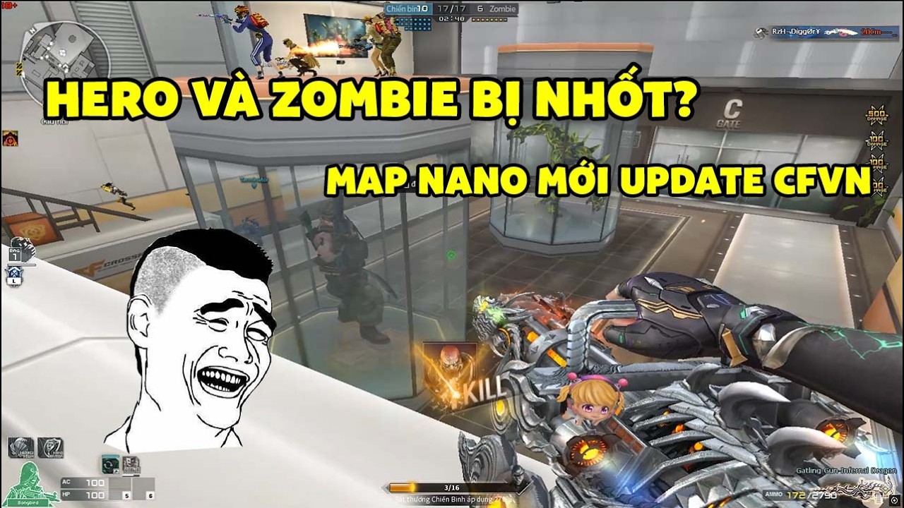 ▶ XUẤT HIỆN MAP NANO NHỐT HẾT HERO VÀ ZOMBIE VÀO PHÒNG THÍ NGHIỆM? | DƯỢNG BI NANO