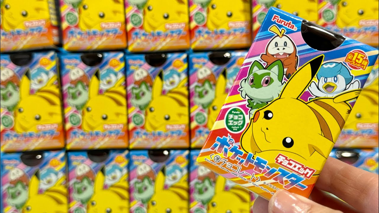 ポケモン　チョコエッグ　30個開封！！