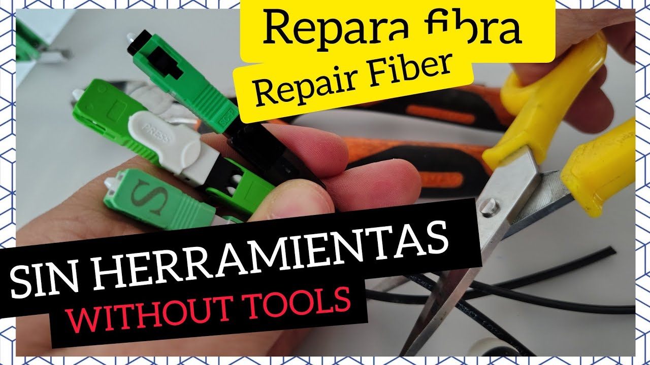 ¡Fibra Óptica en Casa! Repara tu Cable SIN Herramientas (Fácil y Rápido)