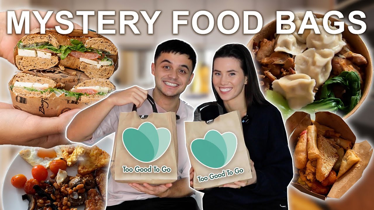 EATING RESTAURANT LEFTOVERS FOR 24 HOURS 🍔 Too Good To Go Review