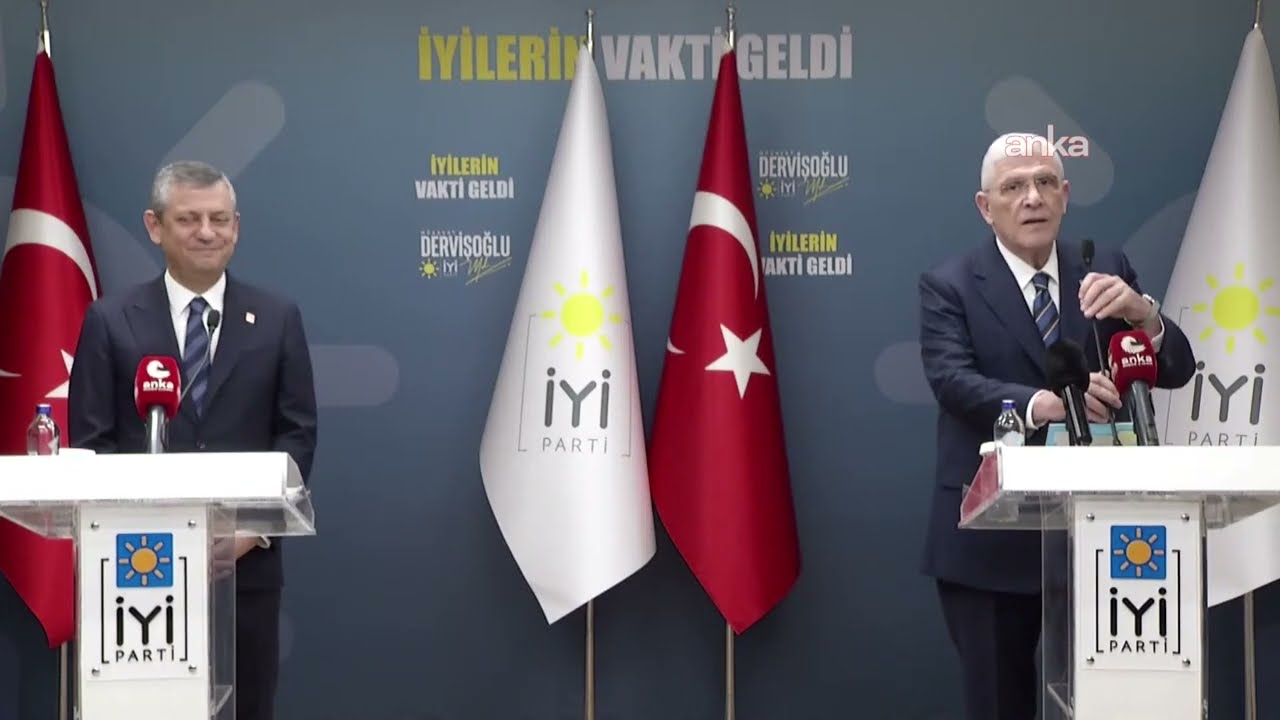 CHP Genel Başkanı Özgür Özel, İYİ Parti Genel Başkanı Müsavat Dervişoğlu'nu ziyaret etti #Canlı