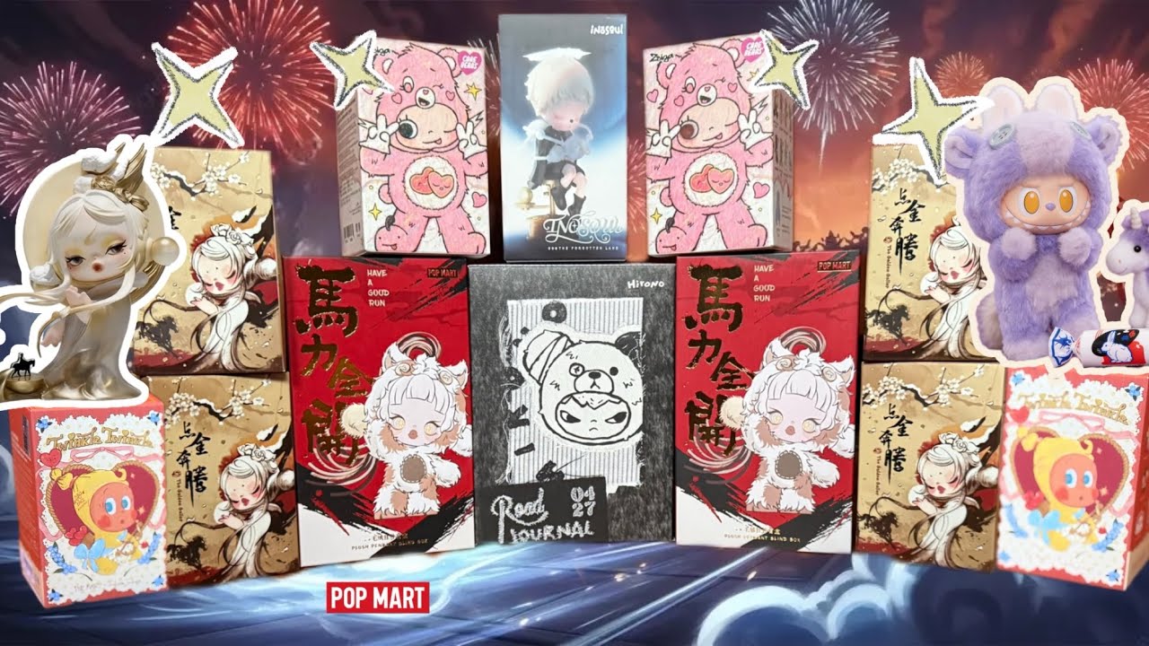 NEW POP MART BLIND BOX!💖✨️🐴2026 Skullpanda, Zsiga, Nyota, Hirono & More