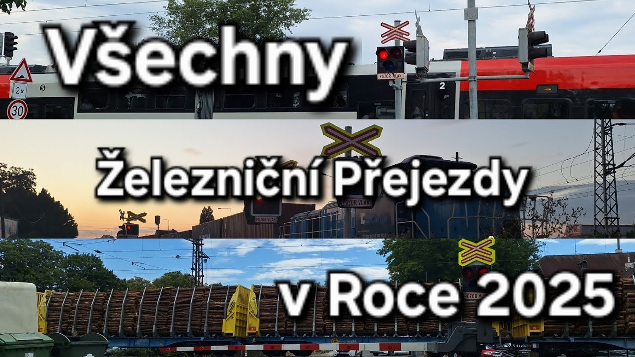 Všechny Železniční Přejezdy v Roce 2025