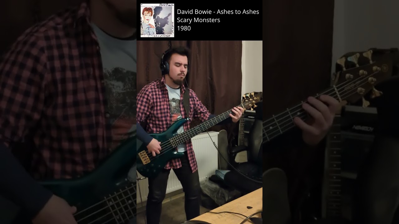 David Bowie - Ashes to Ashes (Bass Cover)
