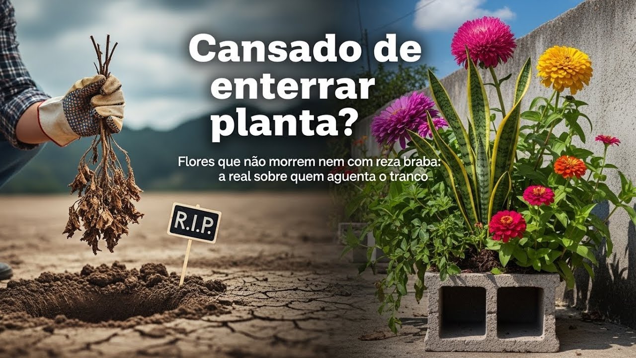 Flores que não morrem nem com reza braba: a real sobre quem aguenta o tranco