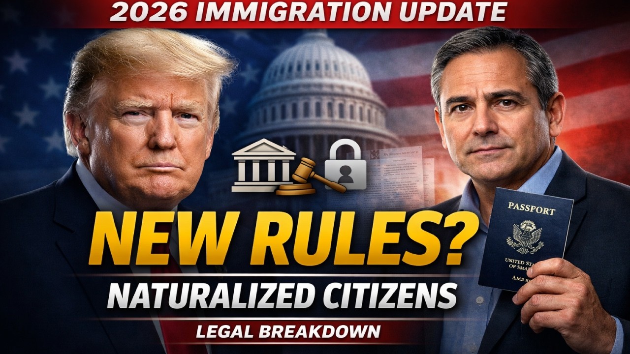 Trump Immigration Policy 2026 Update | New Rules for Naturalized Citizens | Full Legal Breakdown